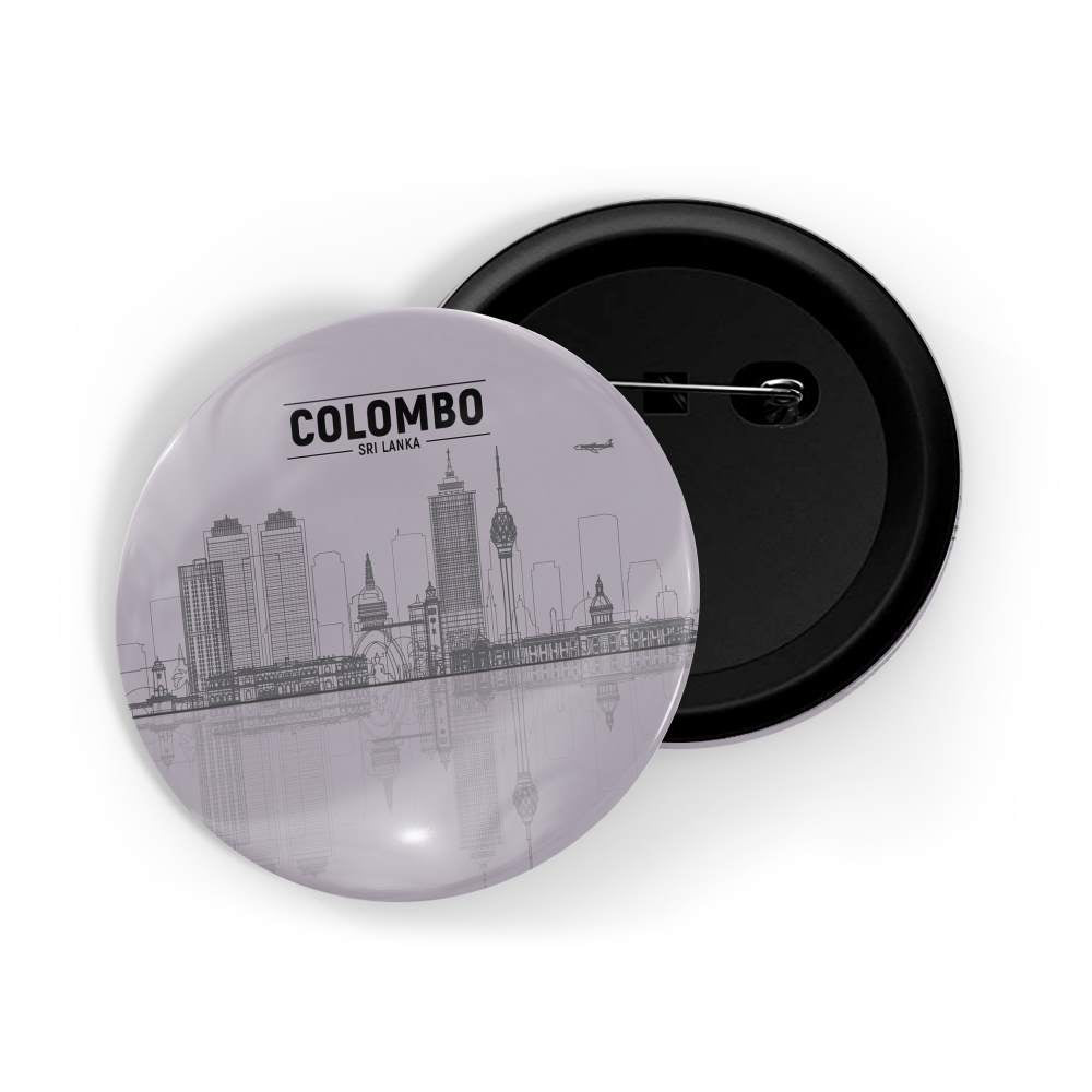 dhcrafts Round Pin Badges Black Don't Listen To What They Say Go See Period D2 Glossy Finish Design Pack of 1 (58mm)